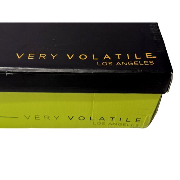 NEW Very Volatile Los Angeles Jericho Sz 8 Black Suede Leather Booties Side Zip - Picture 3 of 12